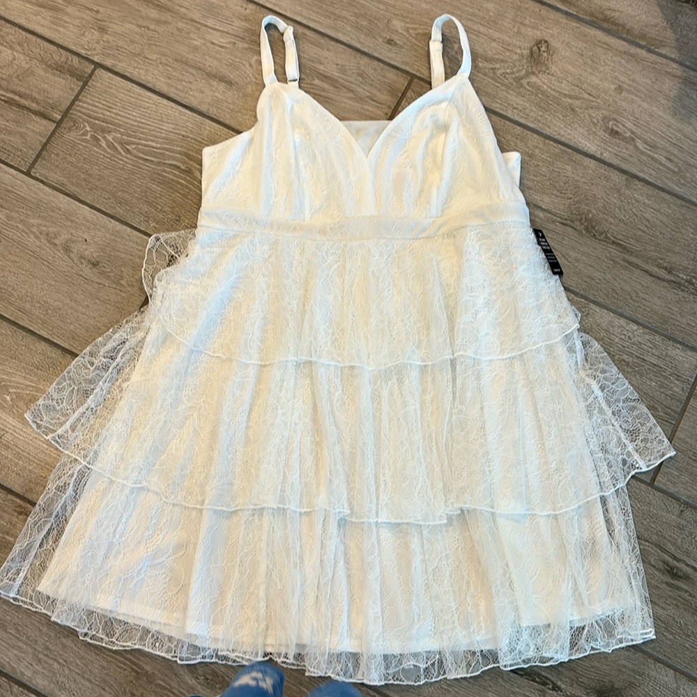 NWT Torrid White Lace Dress
